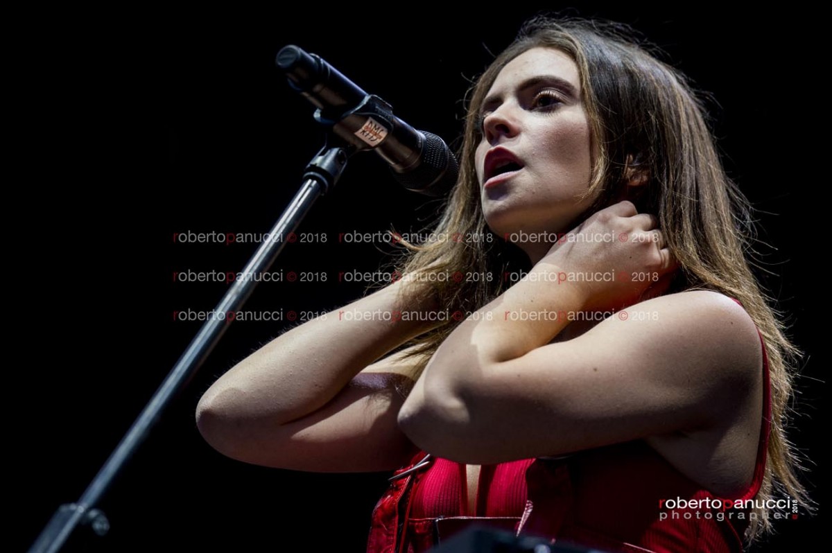 foto concerto Francesca Michielin - Auditorium Parco della Musica 09-07-2018