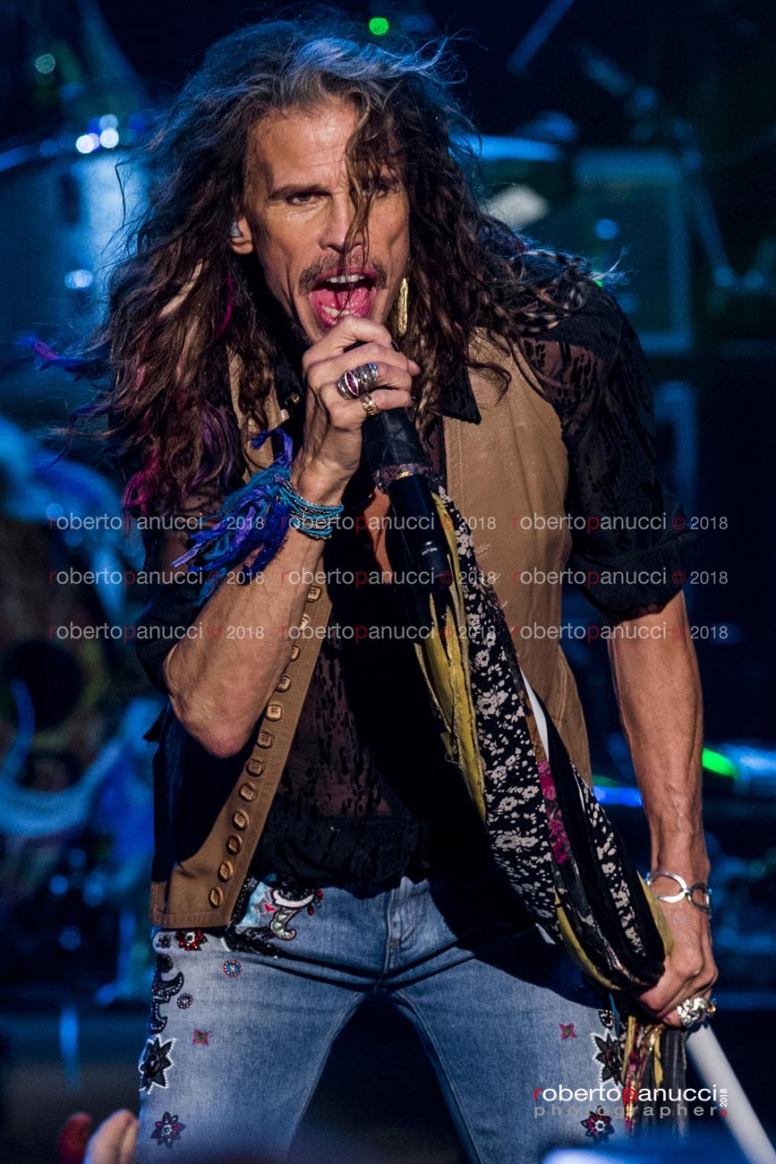 foto concerto Steven Tyler - Auditorium Parco della Musica 27-07-2018
