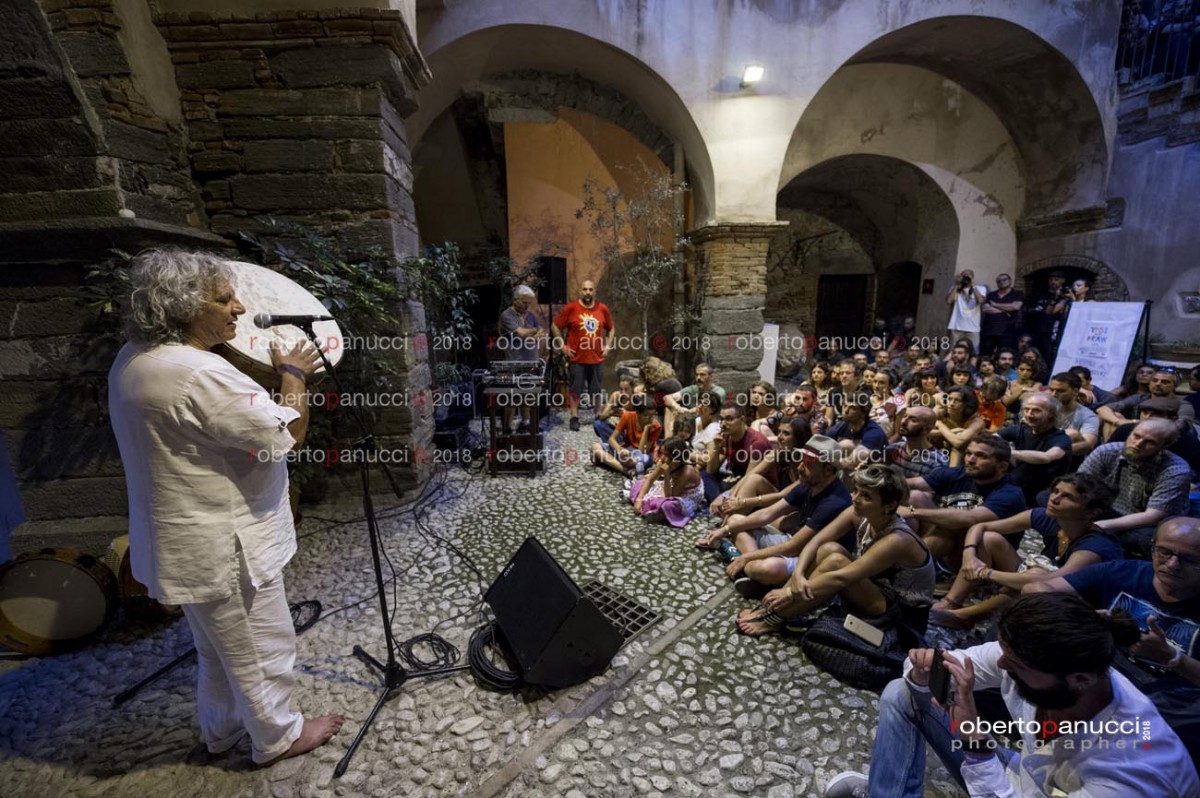 foto concerto Alfio Antico - Ypsigrock Festival - Castelbuono 11-08-2018