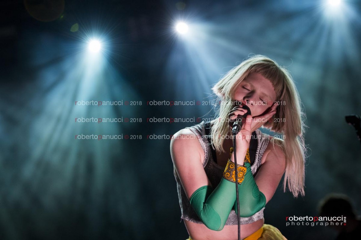foto concerto Aurora - Ypsigrock Festival - Castelbuono 10-08-2018