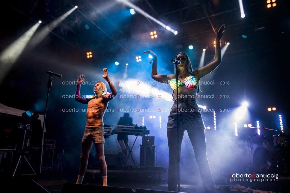 foto concerto Confidence Man - Ypsigrock Festival - Castelbuono 10-08-2018