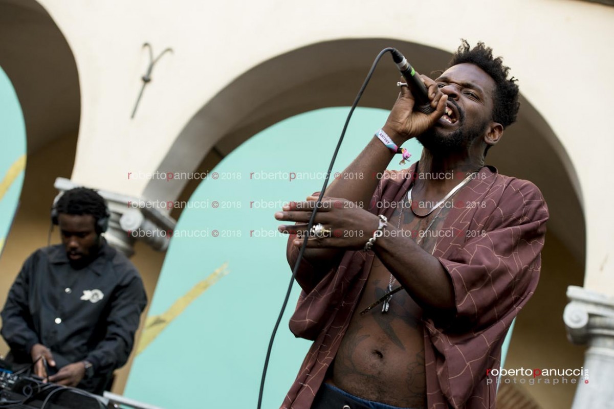 foto concerto Gaika - Ypsigrock Festival - Castelbuono 12-08-2018