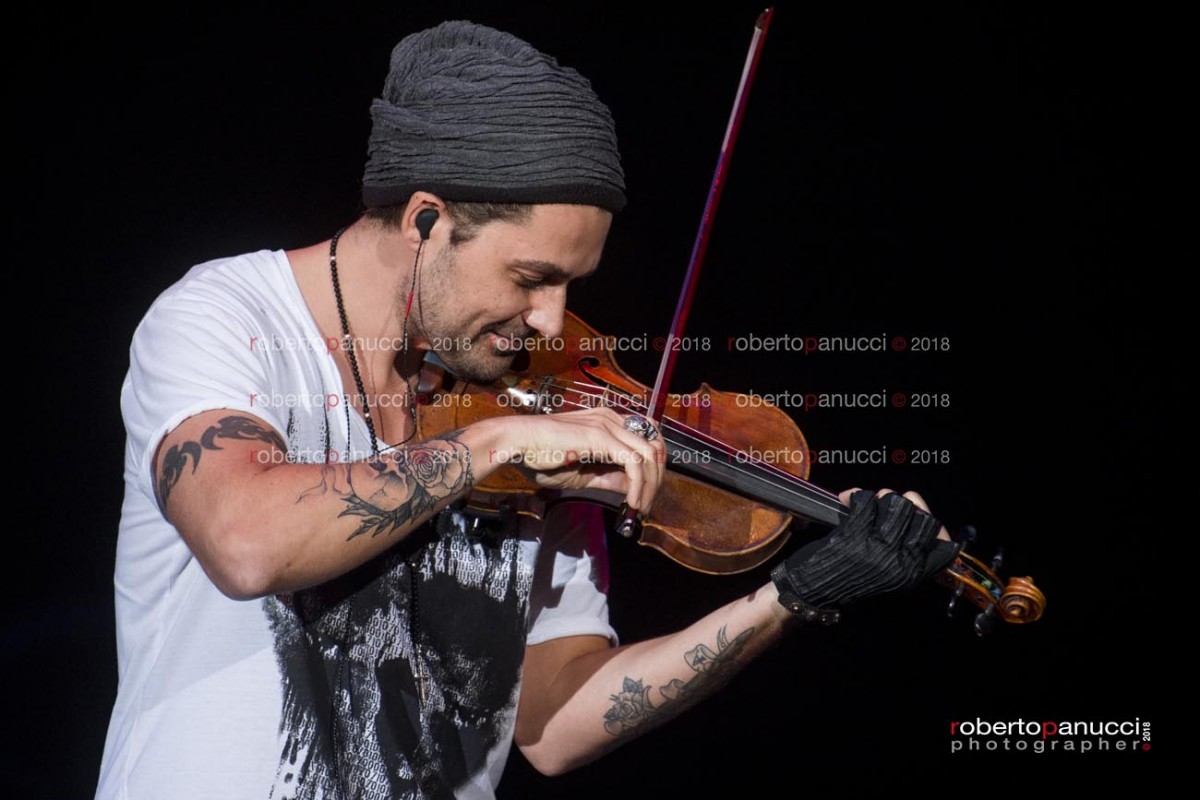 foto concerto David Garret – Palalottomatica 17-10-2018