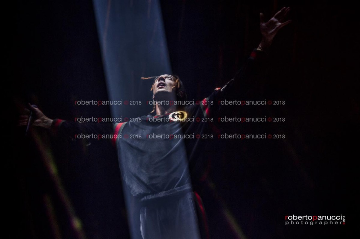 foto concerto Ghali - Palalottomatica 13-11-2018