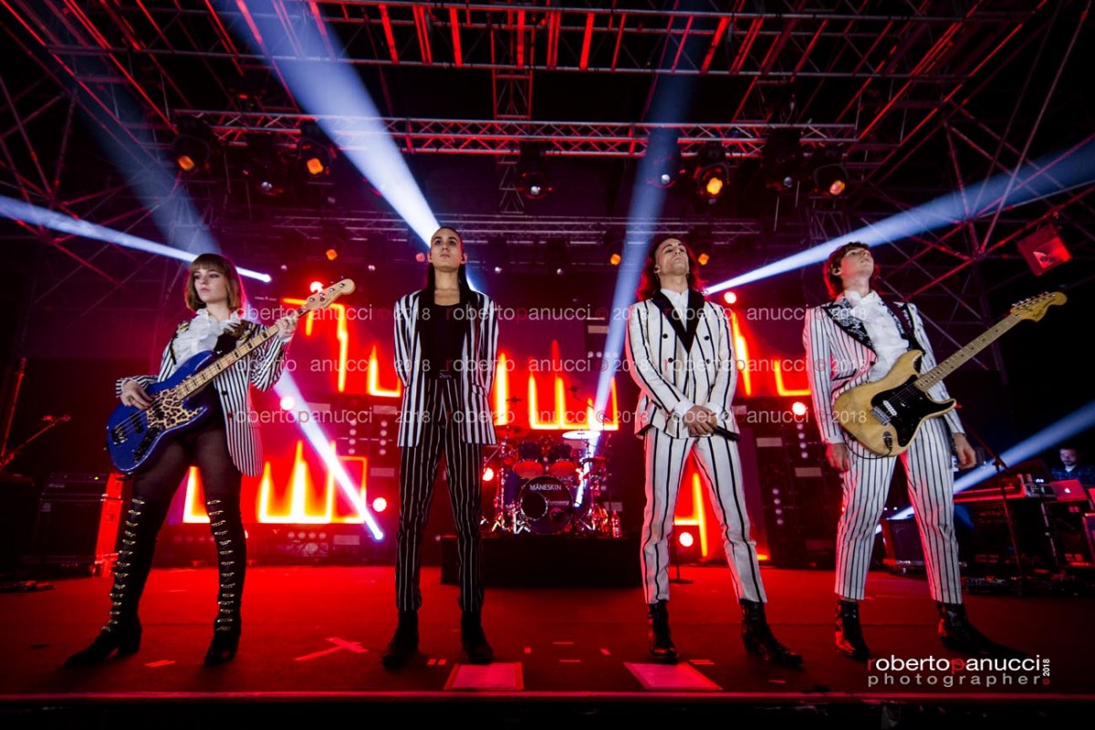 foto concerto Maneskin - Atlantico 14-12-2018