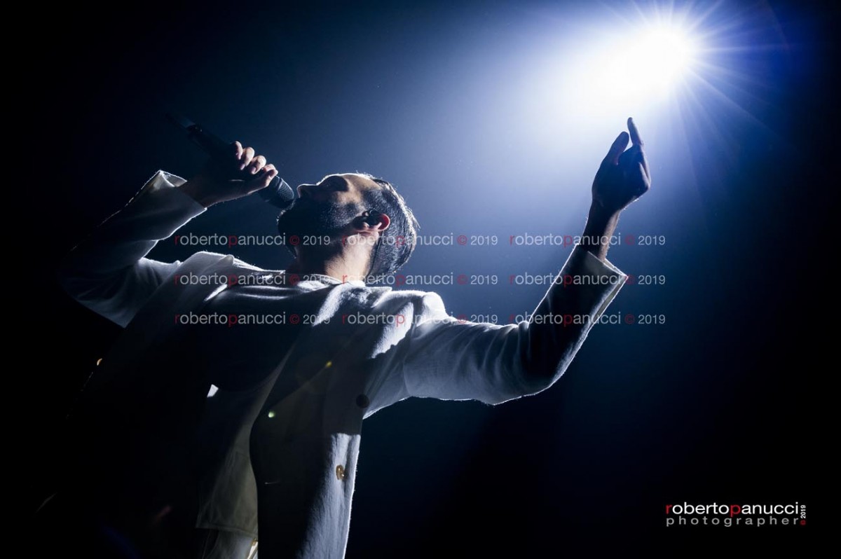 foto concerto Marco Mengoni - Palazzo dello Sport di Roma 08-05-2019