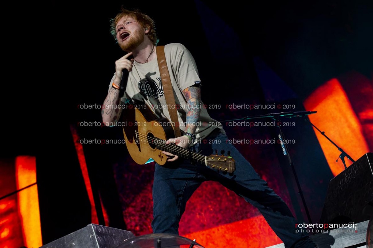 foto concerto Ed Sheeran - Stadio Olimpico 16-06-2019