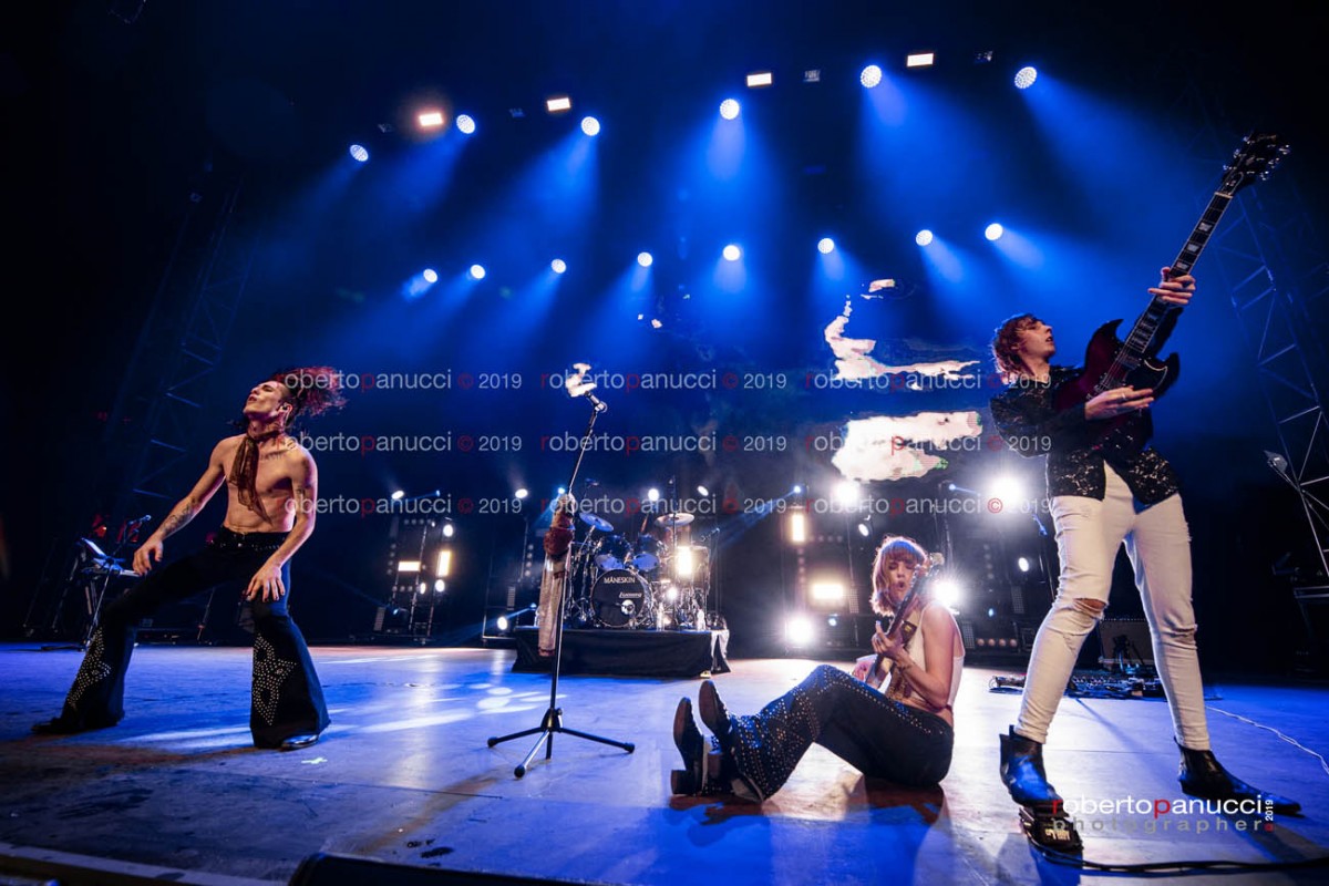 foto concerto Maneskin - Auditorium Parco della Musica 23-06-2019
