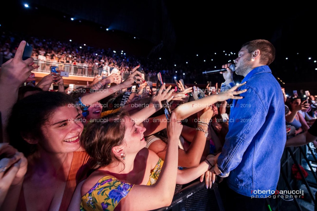 foto concerto Gazzelle - Auditorium Parco della Musica 06-07-2019