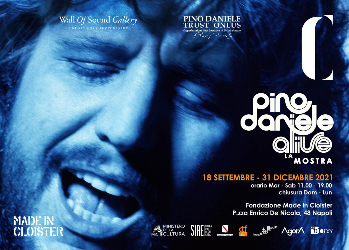 PINO DANIELE ALIVE - MADE IN CLOISTER MOSTRA ROBERTO PANUCCI 2021