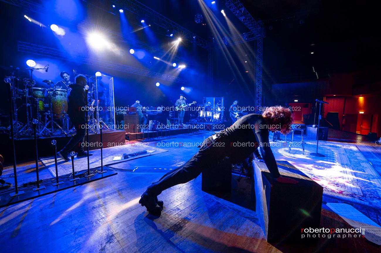 foto backstage Fiorella Mannoia - Auditorium Parco della Musica 21-03-2022