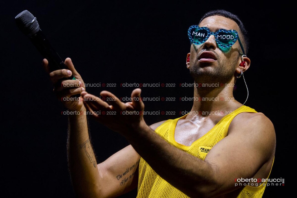 foto concerto Mahmood - Atlantico 21-05-2022