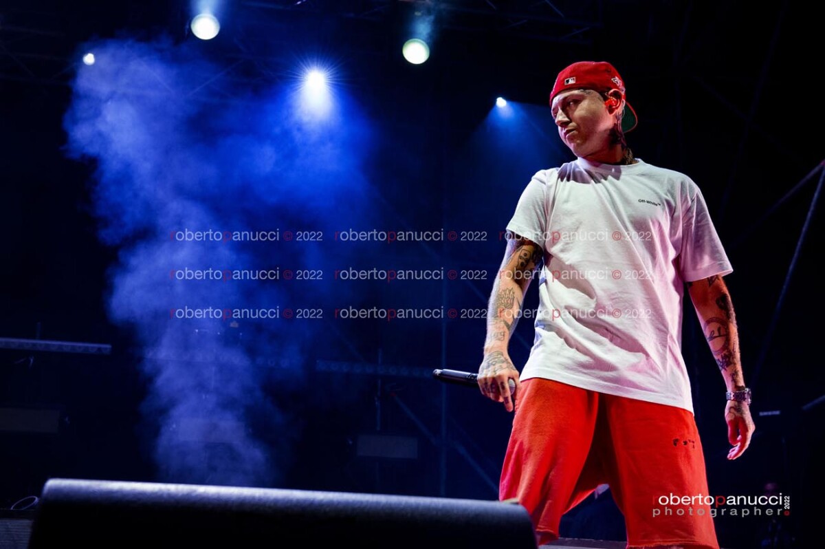 foto concerto Lazza - Rock in Roma 21-06-2022
