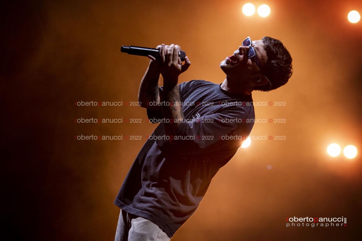 foto concerto Gazzelle - Rock in Roma 22-07-2022