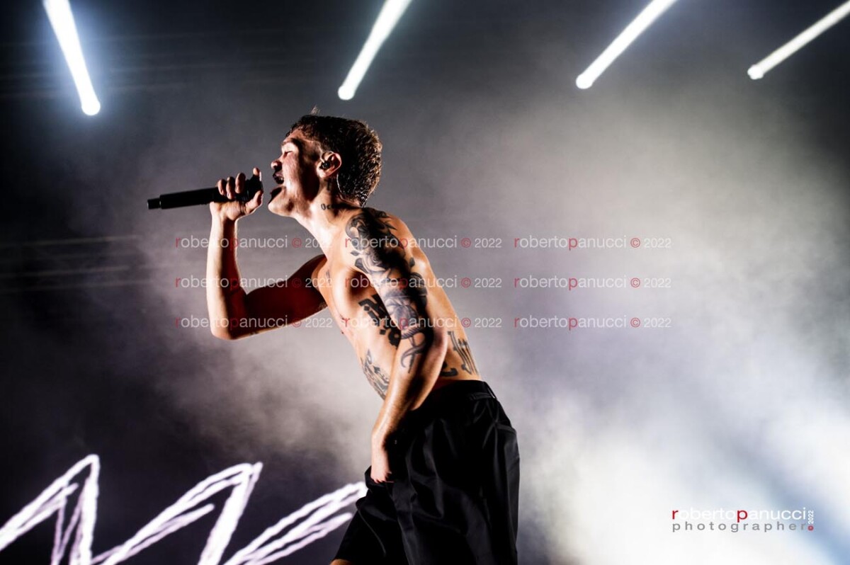 foto concerto Blanco - Rock in Roma 27-07-2022