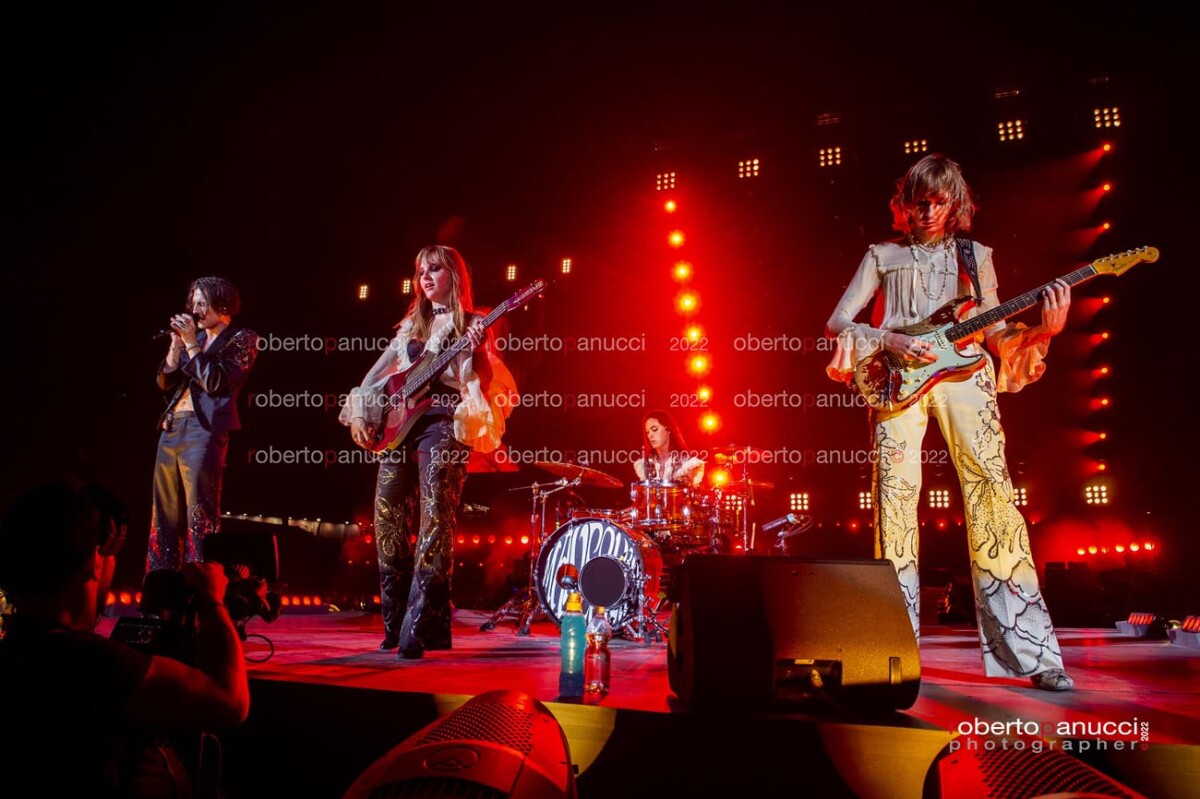 foto concerto Maneskin - Circo Massimo 09-07-2022