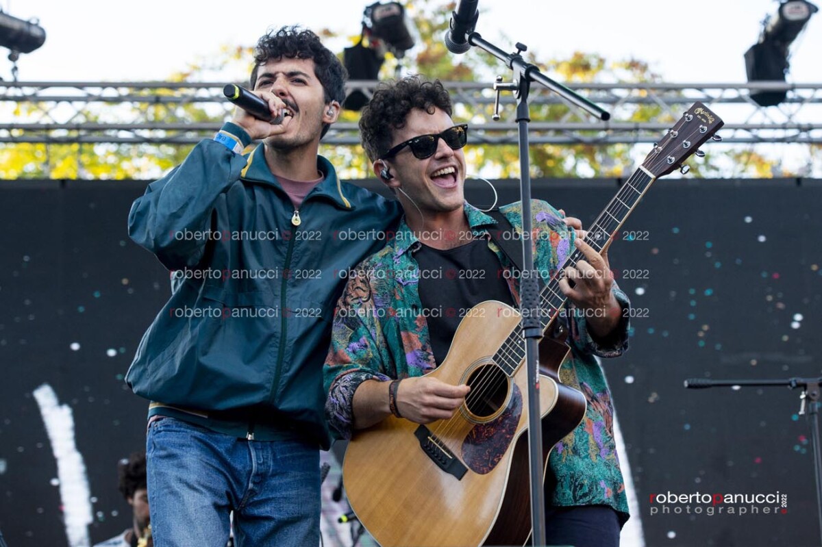 foto concerto Fulminacci - Marco Castello - Spring Attitude Festival - Cinecitta Studios 17-09-2022