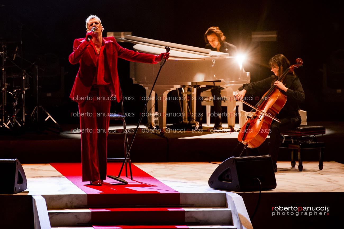 foto concerto Achille Lauro - Auditorium Parco della Musica 22-01-2023