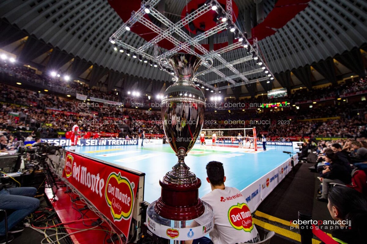 foto Del Monte - Coppa Italia - Final Four - Finale Gas Sales Bluenergy Piacenza – Itas Trentino - Palazzo dello Sport 26-02-2023