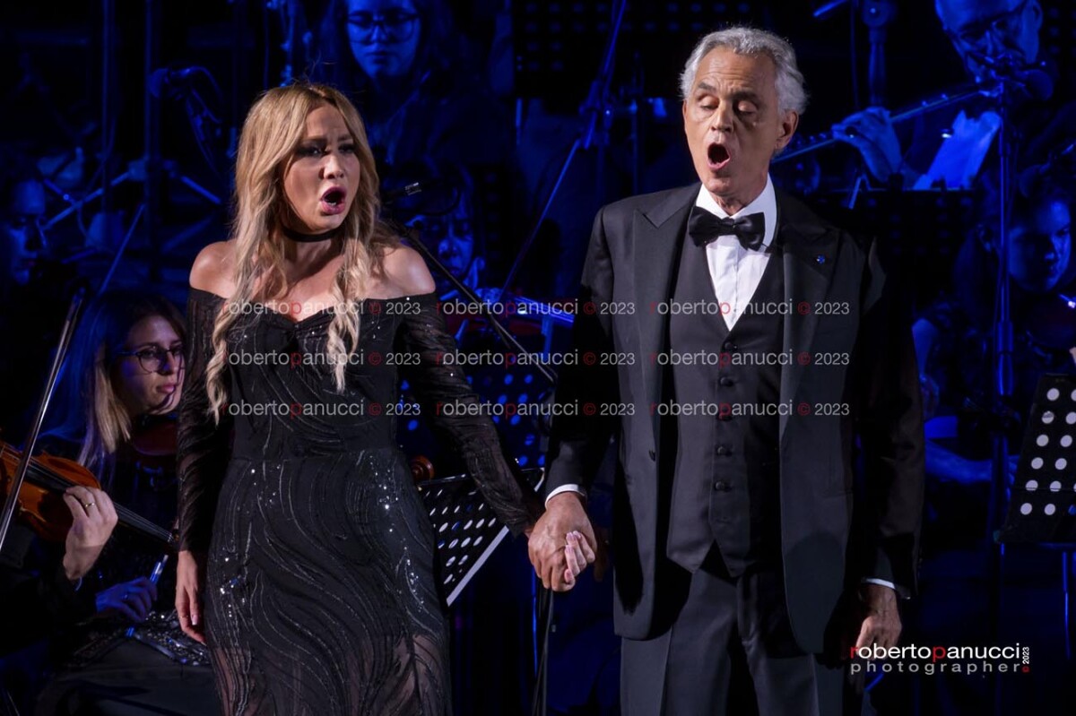 foto concerto Andrea Bocelli - Terme di Caracalla 10-06-2023