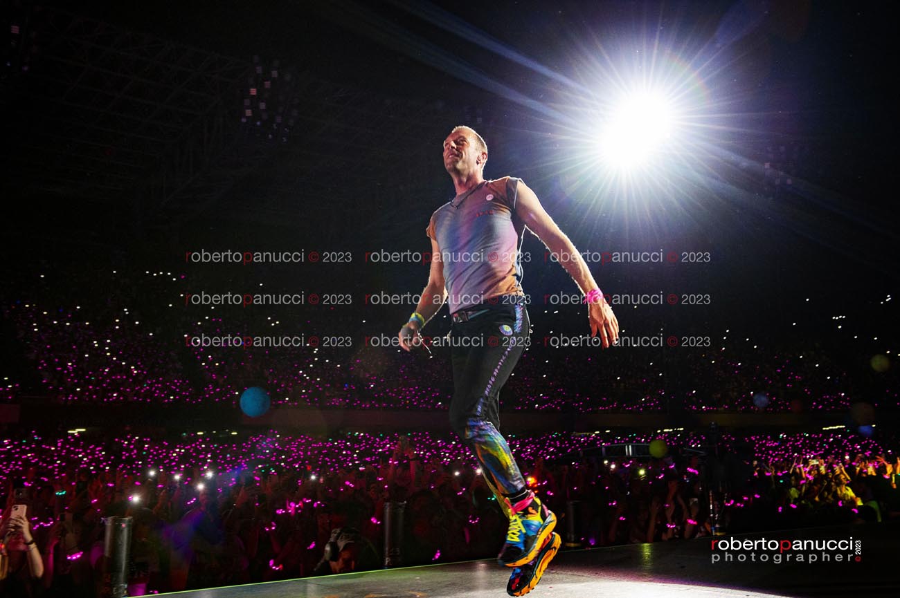 foto concerto Coldplay - Stadio San Paolo Napoli 21-06-2023