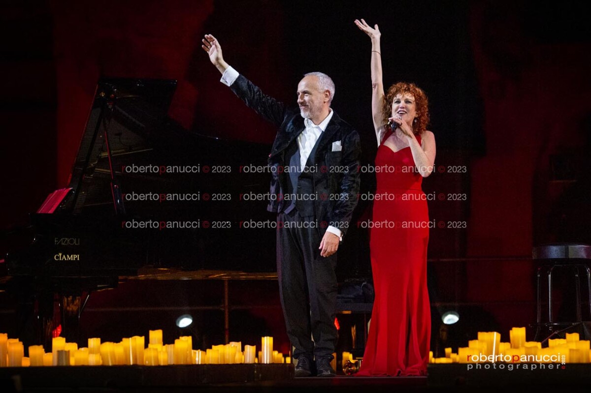 foto concerto Fiorella Mannoia - Danilo Rea - Terme di Caracalla 01-06-2023