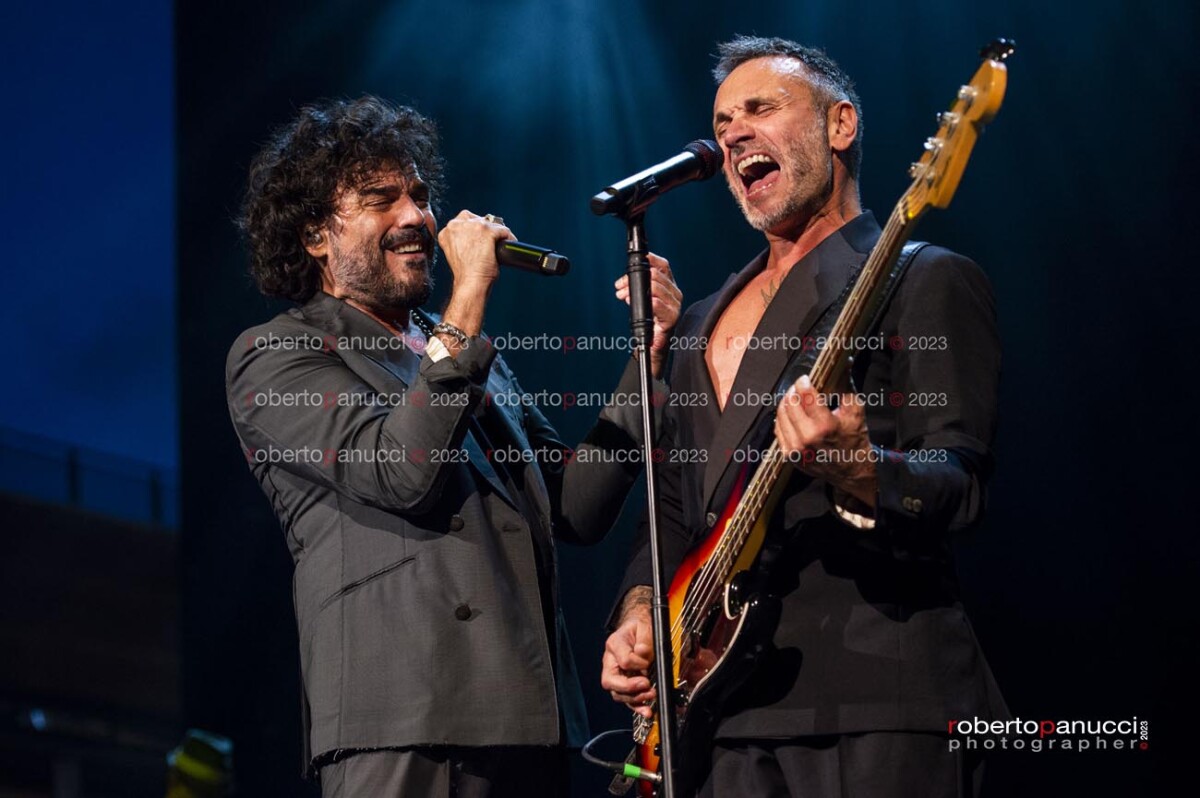 foto concerto Francesco Renga - Nek - Auditorium Parco della Musica 02-07-2023