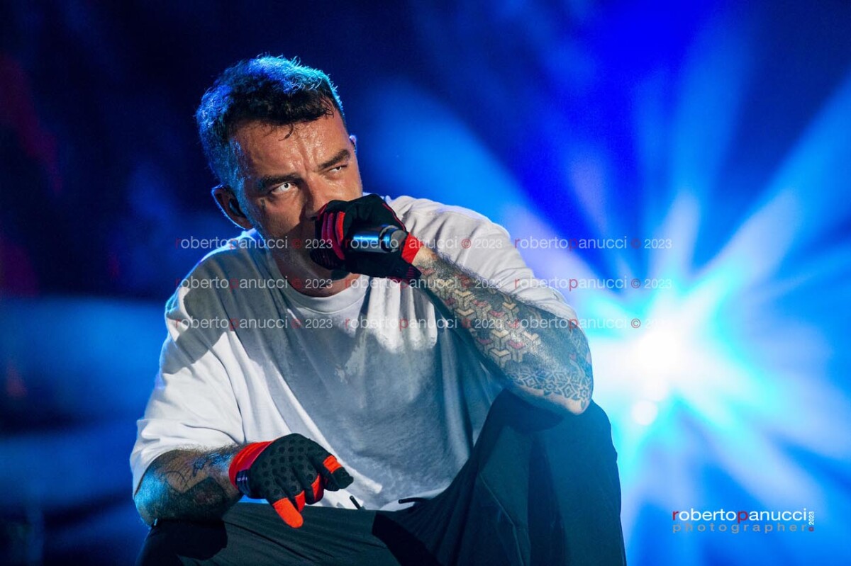 foto concerto Salmo - Rock in Roma 13-07-2023