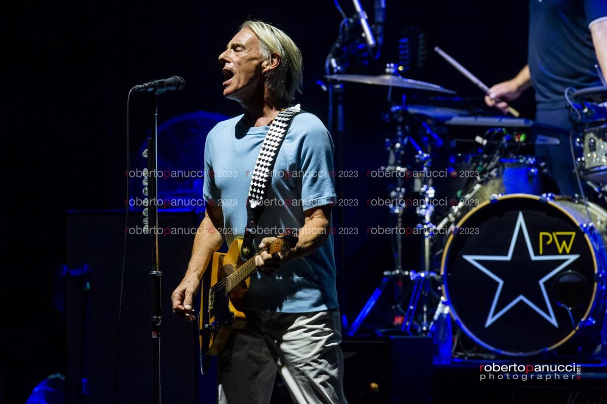 foto concerto Paul Weller - Auditorium Parco della Musica 22-09-2023