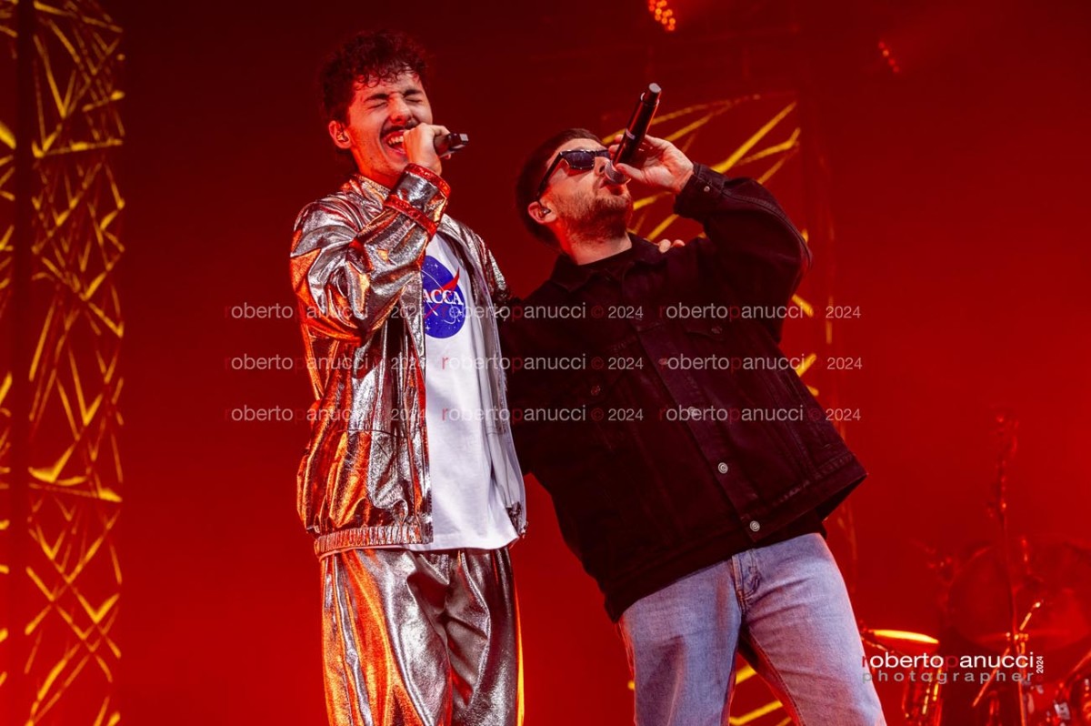 foto concerto Fulminacci - feat Gazzelle - Palazzo dello Sport 13-04-2024
