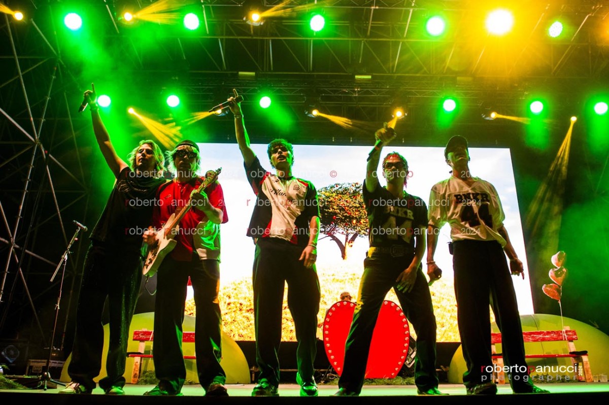 foto concerto BNKR44 - Rock in Roma 18-07-2024