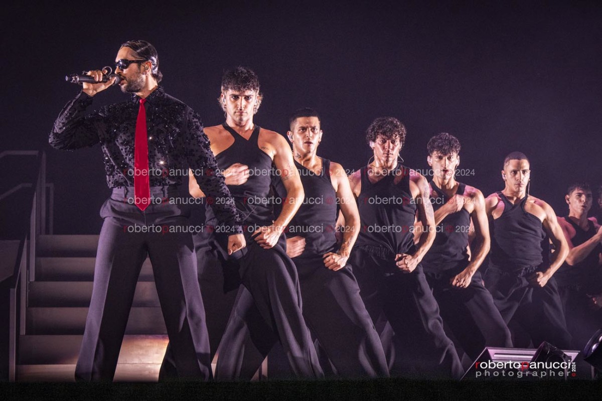 foto concerto Mahmood - Palazzo dello Sport 27-10-2024